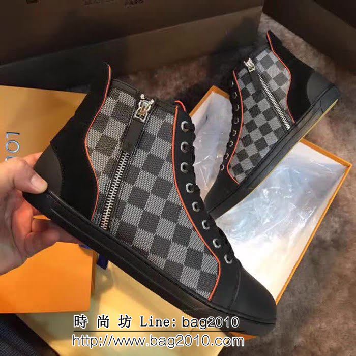 路易威登LV 高端狠貨 高幫時尚休閒鞋 8FX1007